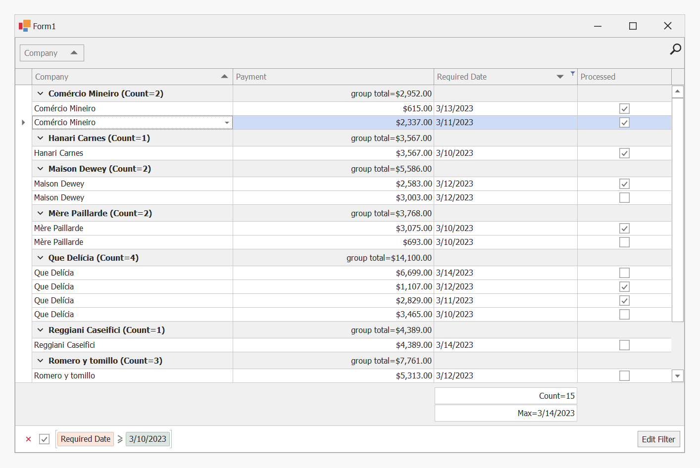 Gridcontrol Class Winforms Controls Devexpress Documentation