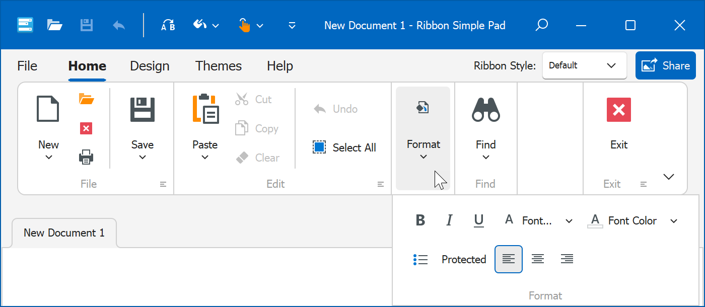 Ribbon Page Group Winforms Controls Devexpress Documentation