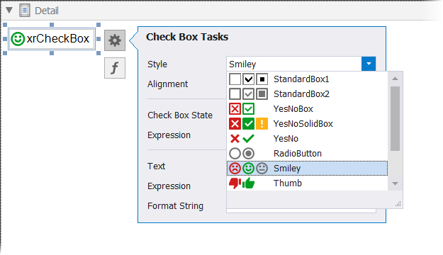 report-control-check-box-customization