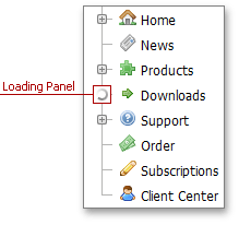 TreeView - Near Loading Panel