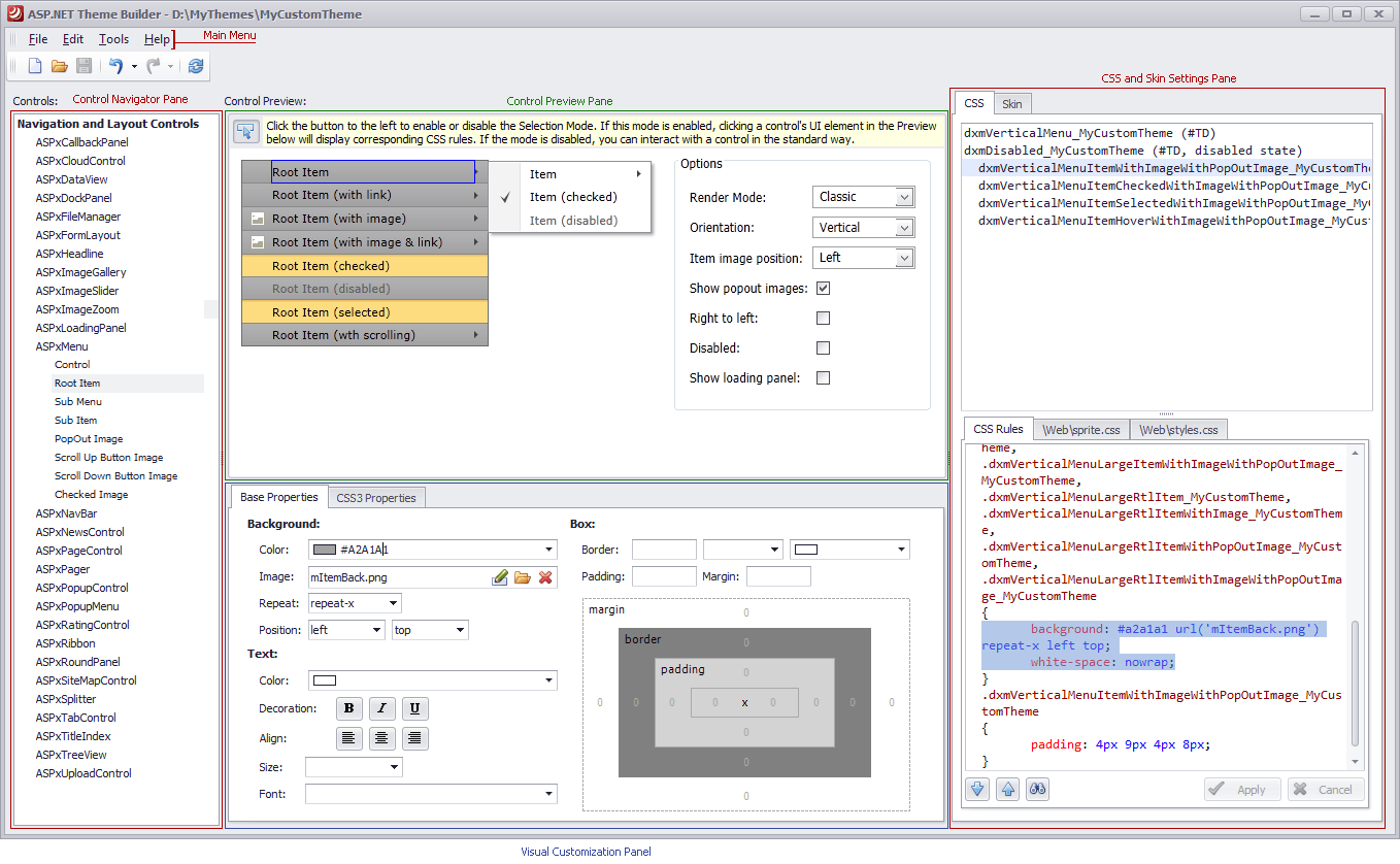 ASPxThemeBuilder-UI