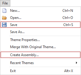 File Menu