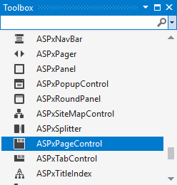 PageControl in Toolbox