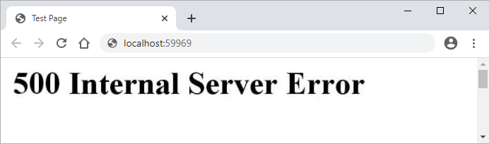 webtools internal server error