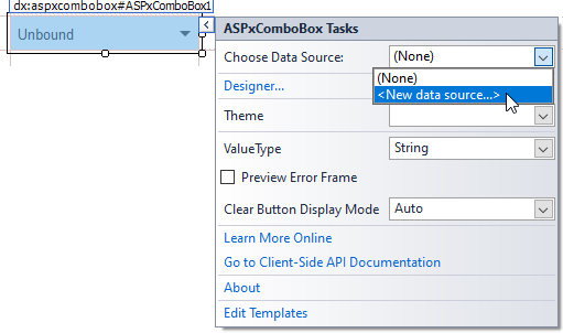 ASPxComboBox - New Data Source