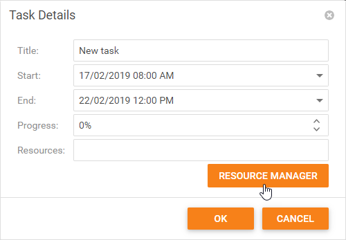 Gantt - Resource Manager