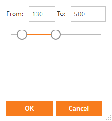 Grid Numeric Range Picker