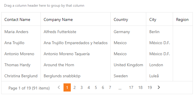 ASPxGridView - ShowGroupPanel