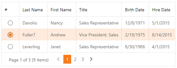 ASPxGridView - SelectSingleRow