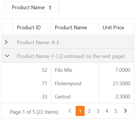 ASPxGridView - BeforeSortingGrouping