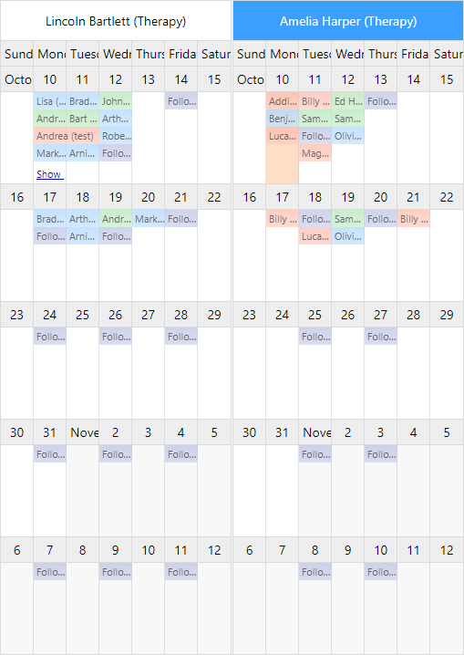 MonthView.CellAutoHeightOptions - ASPxSchedulerOptionsCellAutoHeight.Mode = None