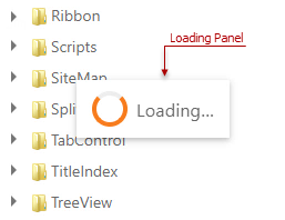 TreeView - Loading Panel