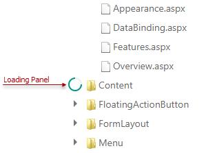 TreeView - Near Loading Panel