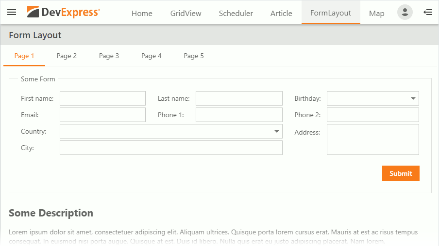 Asp Net Web Forms Templates