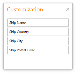 ASPxCardView_CustomizationWindow