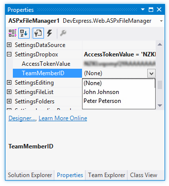 ASPxFileManager-TeamMemberID-Designer