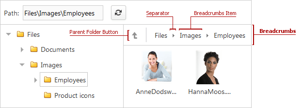 ASPxFileManager_Breadcrumbs