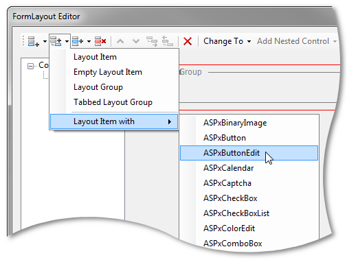 ASPxFormLayout_addItemWith