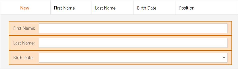 ASPxFormLayout Cell Style