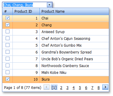 ASPxGridLookup_SelectionMode