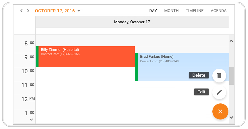 ASPxScheduler-FAB