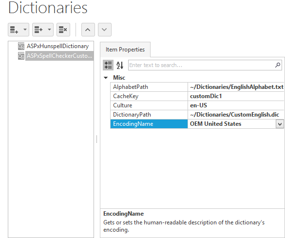 ASPxSpellChecker_CustomDictionaryProperties