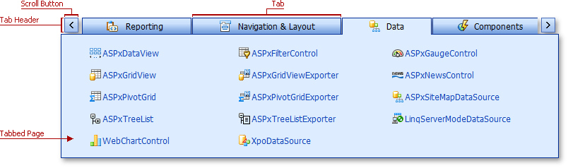 ASPxTabControll - Visual Elements