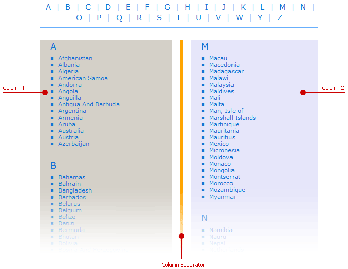 ASPxTitleIndex_Column