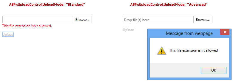 ASPxUploadControl-AllowedFileExtensionsError