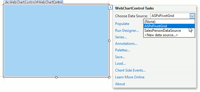 Assign Pivot Grid as Data Source