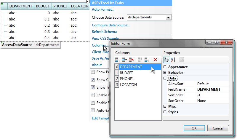 cdAccessingColumns