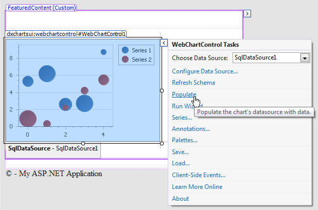 ClickPopulateChart