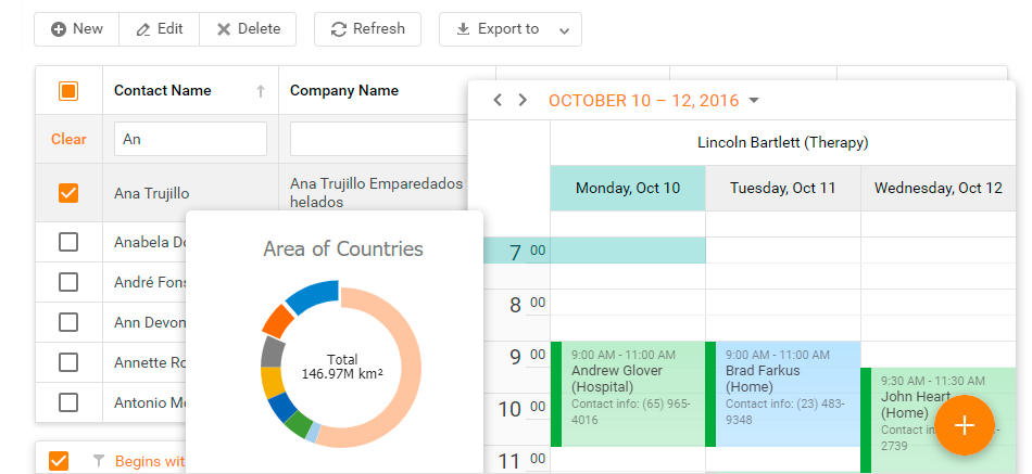 devexpress asp net