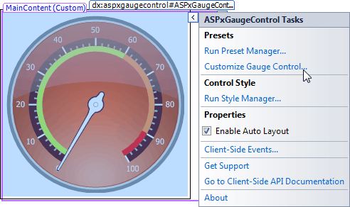 Customize-ASPxGaugeControl