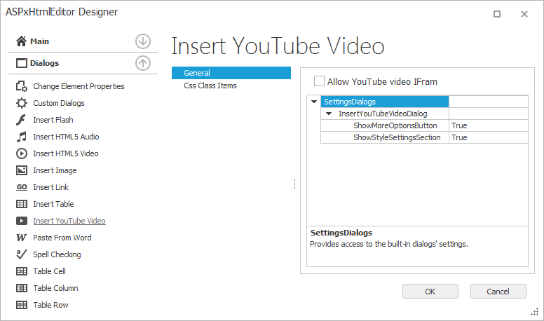 InsertYouTubeVideoDialog