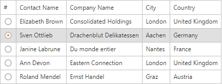 grid-selection-radio-buttons