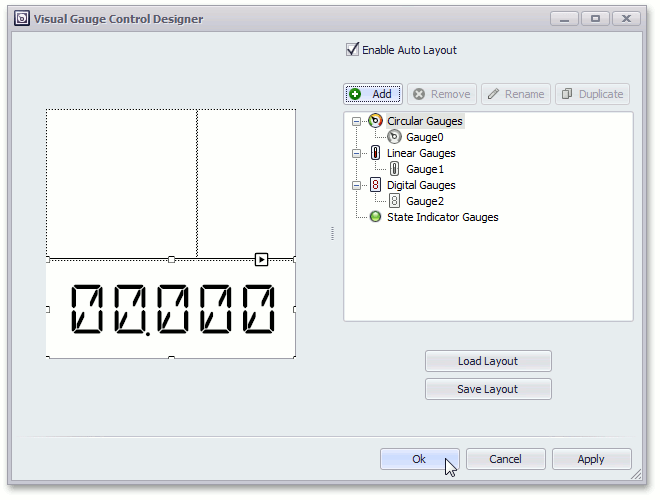 Layout - Add Gauges