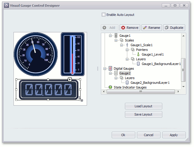 Layout - Gauge Resizing 