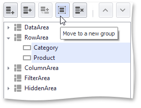 PivotGrid - Create group using designer