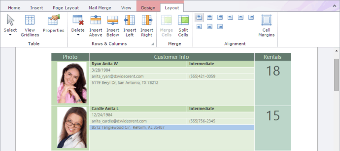 Tables_Shading