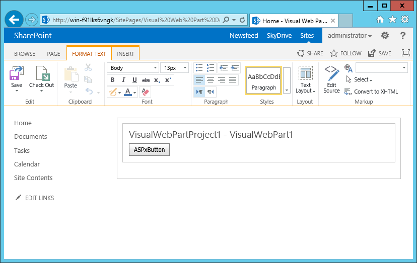 Sharepoint_Developer_VisualWebPart_Result