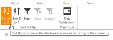 SpreadsheetControl_Sort