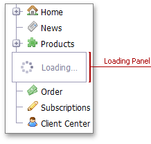 TreeView - Loading Panel