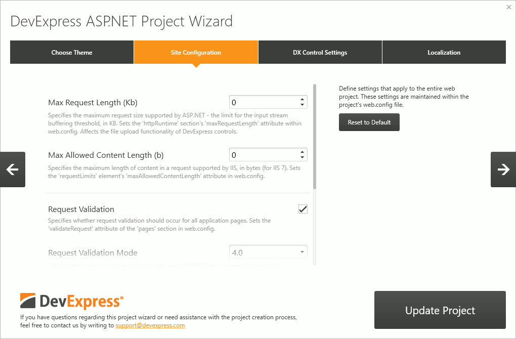 WebForms_GettingStarted_ProjectUpdater