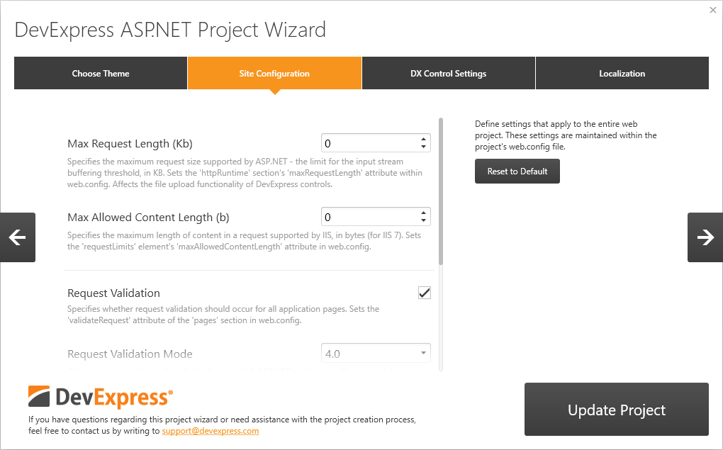 Web Forms_GettingStarted_ProjectUpdater