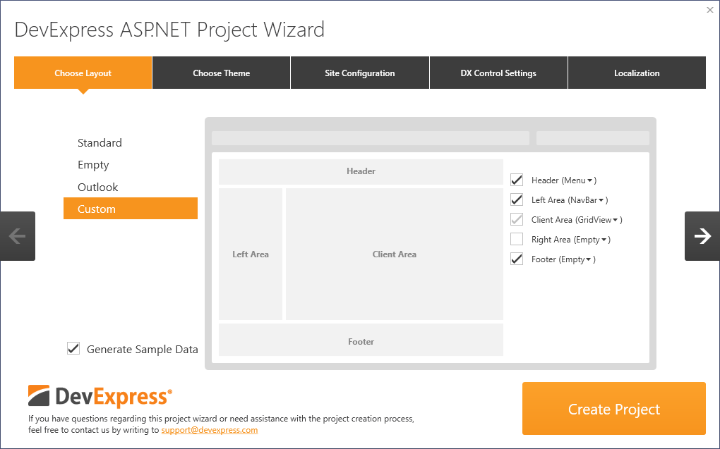 Web Forms_GettingStarted_ProjectWizard