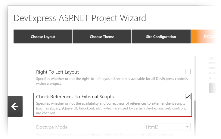 Project Wizard - Check References to External Scripts