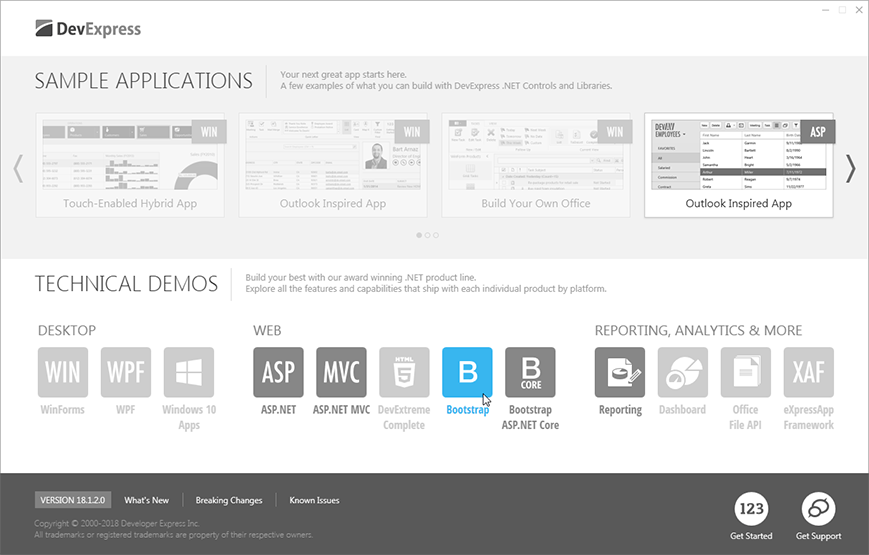 Bootstrap-Demos-DemoCenter