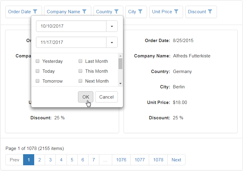 BootstrapCardView_HeaderFilter_DateRangePicker