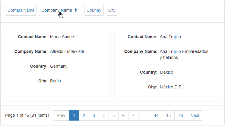 BootstrapCardView_Sorting_Runtime